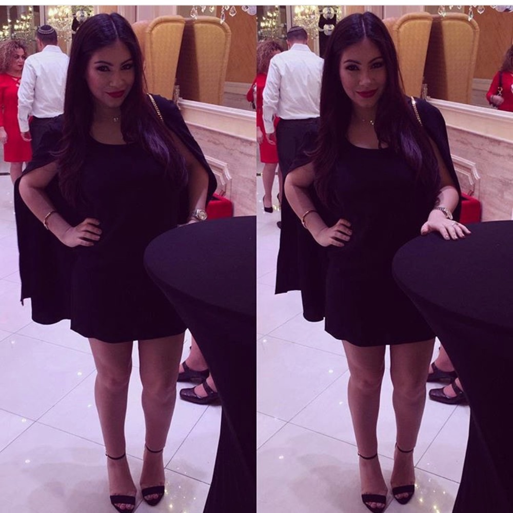 F21 cape dress